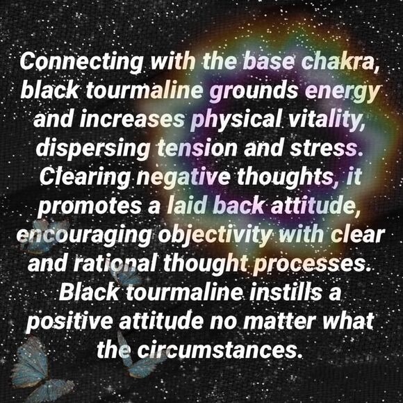 Natural Black Tourmaline In Rainbow Moonstone Sterling Silver Pendant - Picture 8 of 13